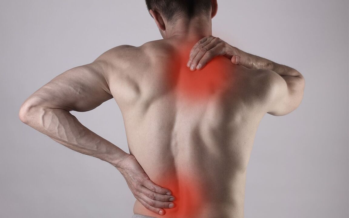 Ang sakit sa likod usa ka timaan sa mga sakit sa musculoskeletal system